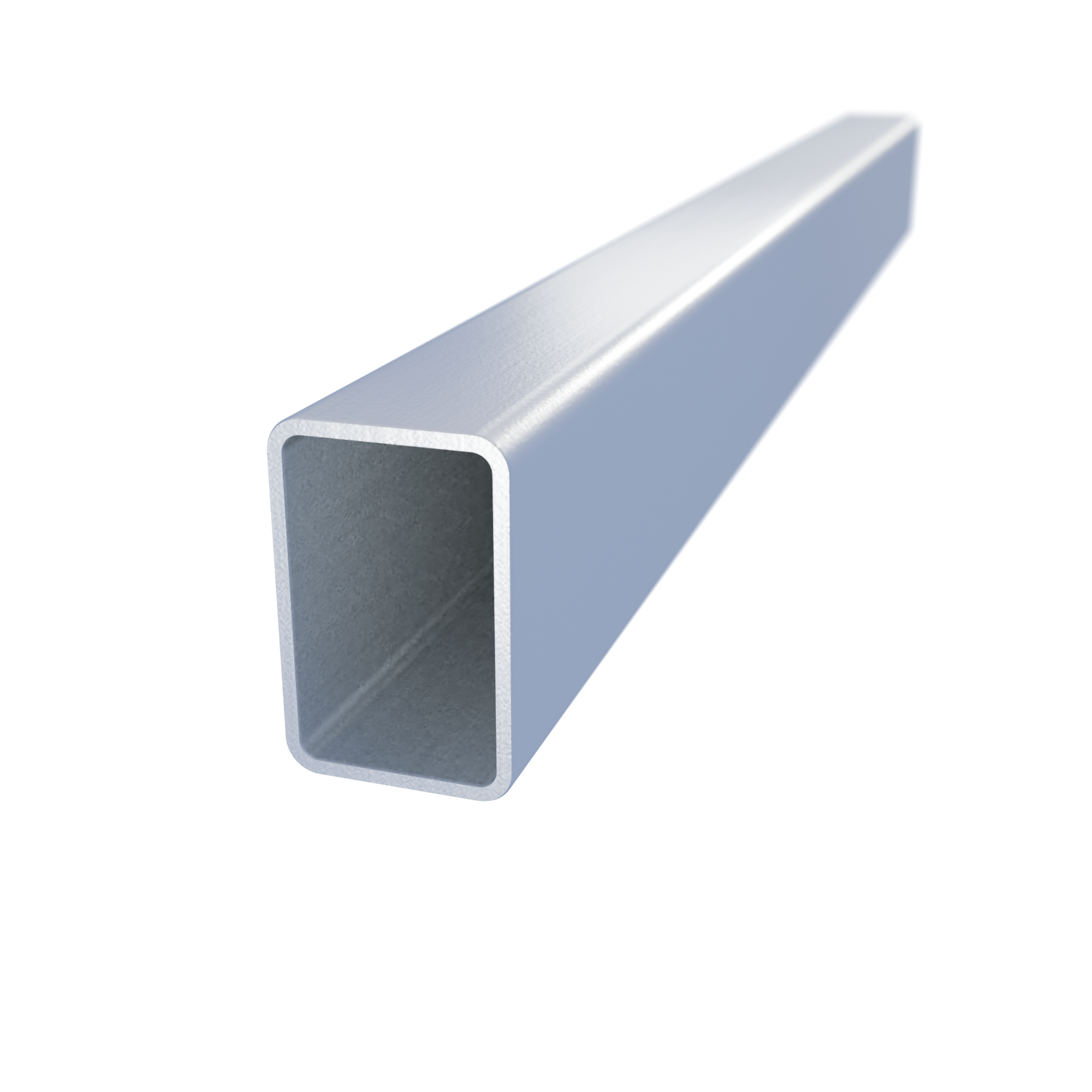 Rectangular pipe round-edged 50x30x2.6